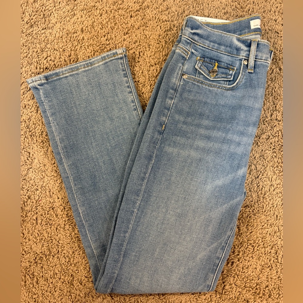 👖🦋LOFT • women’s kick crop high rise jeans • 24 • NWT